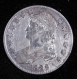 1829 Capped Bust Half Dollar.