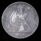 1856 O Seated Liberty Half Dollar.