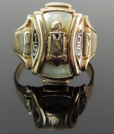 10k Yellow Gold 1955 Class Ring