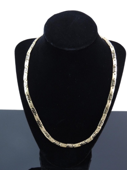 14k Gold Chain with Sapphires