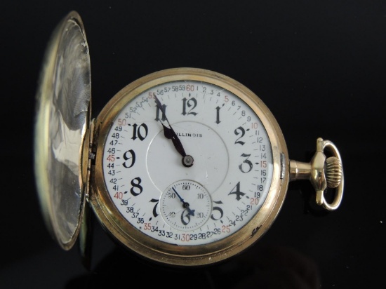 Illinois Special Pocket Watch Gold Filled Case