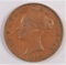 1858/7 Great Britain 1/2 Penny Victoria.