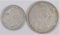 Lot of (2) Newfoundland Coins includes 1890 20 Cents & 1900 50 Cents.