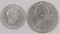 Lot of (2) 1901 Crete Coins includes Drachma & 50 Lepta.
