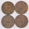 Lot of (4) Hungary 1 Filler includes 187, 1899, 1901 & 1902.