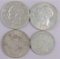 Lot of (4) Belgium Francs Coins includes 1934 20, 1939 & 1940 50 & 1951 100.