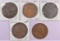 Lot of (5) misc Jersey Coins 1851-1909.