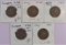 Lot of (5) misc Hungary 2 Filler Coins 1901-1907.