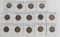 Lot of (14) different date Germany 1 Mark Silver.