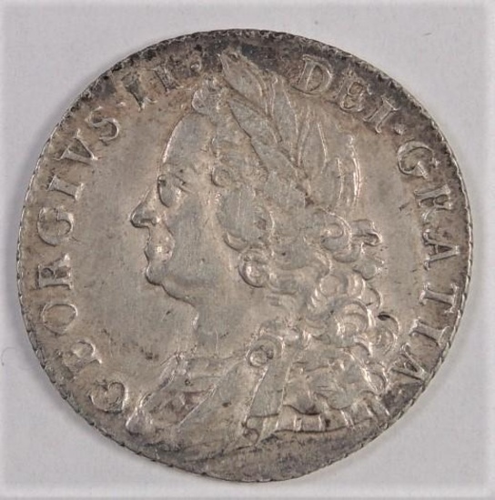 1758 Great Britain Shilling George II.