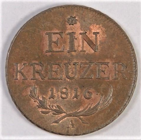 1816-A Austria Kreuzer.