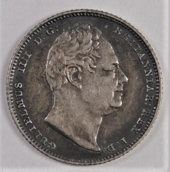 1834 Great Britain 6 Pence William IV.