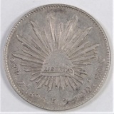 1896-Zs FZ Mexico FIRST REPUBLIC 8 Reales.