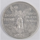 1921 Mexico ESTADOS UNIDOS MEXICANOS 2 Pesos Centennial of Independence.