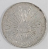 1887-Ca MM Mexico FIRST REPUBLIC 8 Reales.