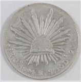 1894-Go RS Mexico FIRST REPUBLIC 8 Reales.