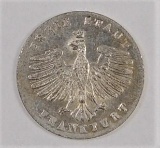 1855 German States FRANKFURT AM MAIN Kreuzer.