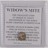 Widow's Mite. The Smallest Coin of Biblical Times. From the Vatican Hoard.