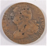 1792-AA France 2 Sols Bust of Louis XVI left.