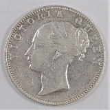 1840 India-British Rupee Victoria.