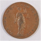 1794 Ireland Dublin Conder Token Fyan's 1/2 Penny.