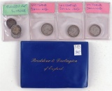 Lot of (6) Great Britain Victoria Shillings & Six Pence. 1868-1901.