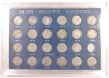 Lot of (22) misc Silver George V Three Pence.