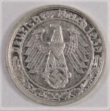 1939-A Germany Third Reich 50 Reichspfennig.