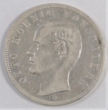 1904-D German States BAVARIA 5 Mark Otto.