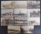 Group of 11 Real Photo Postcards of Chicago Area Trains and Railroad Stations