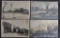 Group of 4 Real Photo Postcards of Wilmette Illinois After the Tornado of Mar. 20th 1920