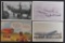 Group of 4 Postcards Featuring Planes