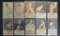 Group of 10 Real Photo Postcards of Aurora Ill. Advertising Calendars