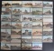 Group of 34 Postcards of Train Depots
