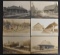 Group of 6 Real Photo Postcards of Train Depots