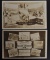 Group of 2 Multiview Real Photo Postcards