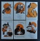 Group of 6 Halloween Postcards