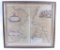 Antique Framed Map of The Caspian Sea Area of Asia