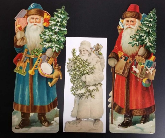 19th Century St. Nicholas German Die cut Paper