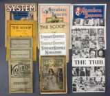 Lot of antique business magazines