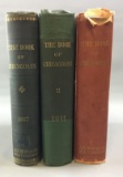 Lot of 3 antique Book of Chicagoans