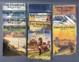 Lot of 11 antique Fort Dearborn and America To-day Magazines