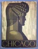 Antique 1928 Chicago book