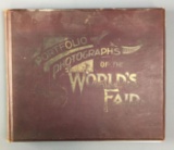 Antique Portfolio of Photographs of the Worlds Fair