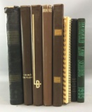 Lot of 9 vintage yearbooks and more
