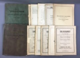 Lot of 17 antique Valuations books of Chicago