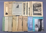 Lot of 18 antique Architectural magazines
