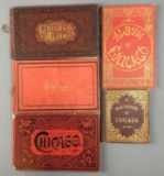 Lot of 5 antique Albums of Chicago