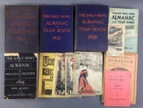 Lot of 12 antique Almanacs