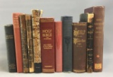 Lot of 11 Bibles and more
